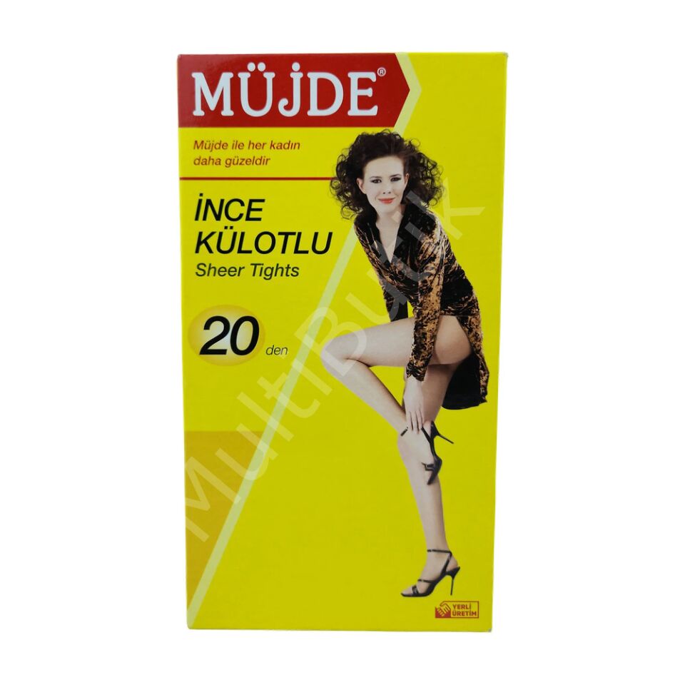 Kadın Külotlu Çorap 6 lı 20 Den İnce Burnu Takviyeli Dayanıklı Mat -