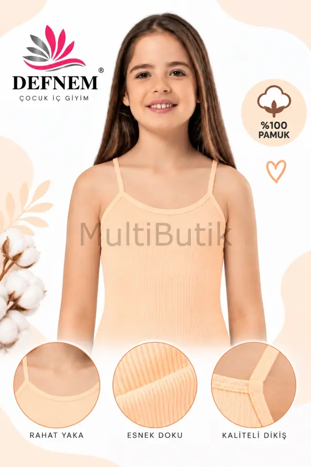 Defnem Kız Çocuk Atlet – Kavuniçi