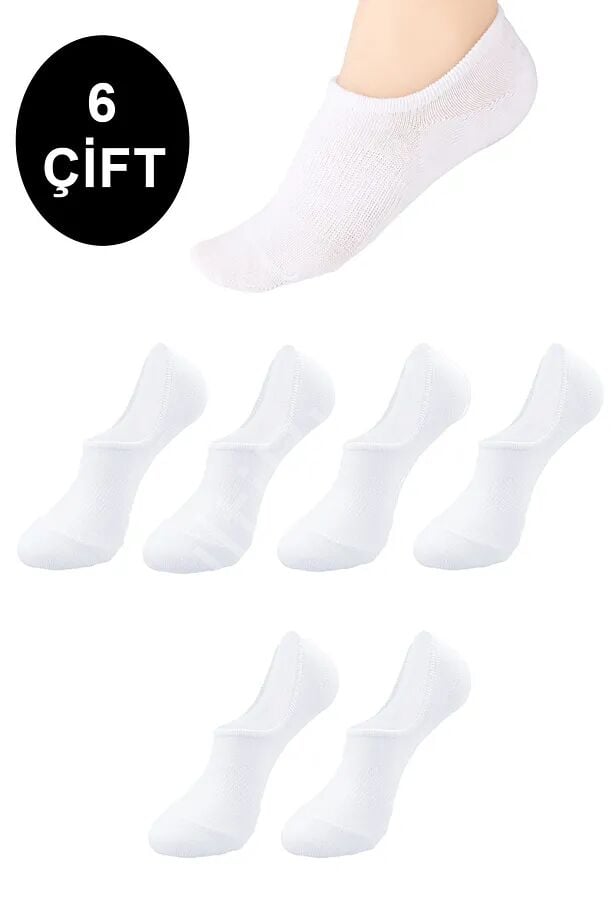 6 ÇİFT Unisex Görünmez Sneakers Çorap Görünmez Çorap 6 Adet