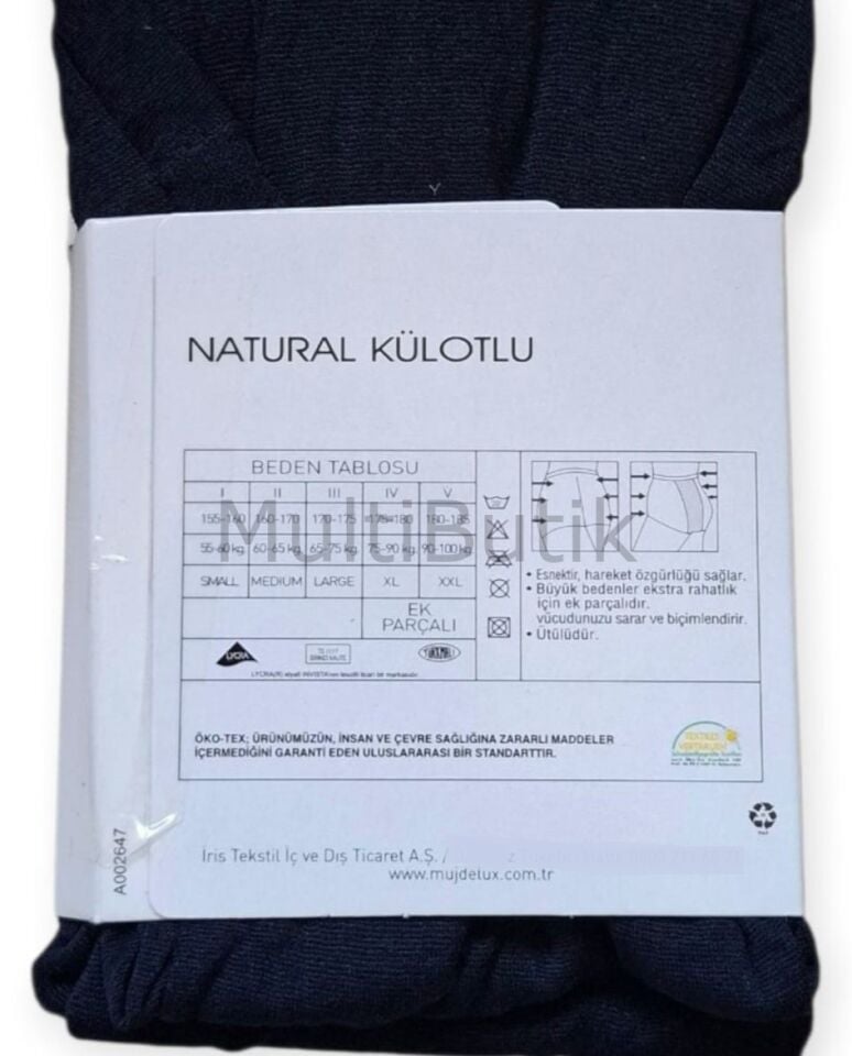 Müjde Naturel Külotlu Çorap – Lacivert