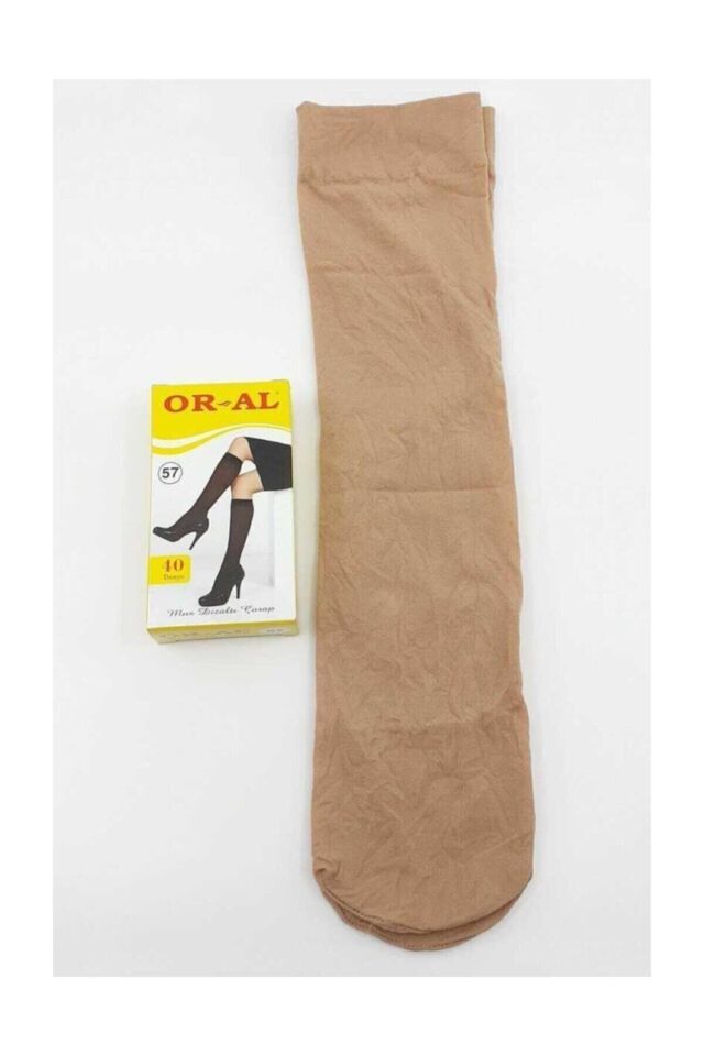 Muz Çorap 6 Adet Pantolon Çorabı 57 Ten