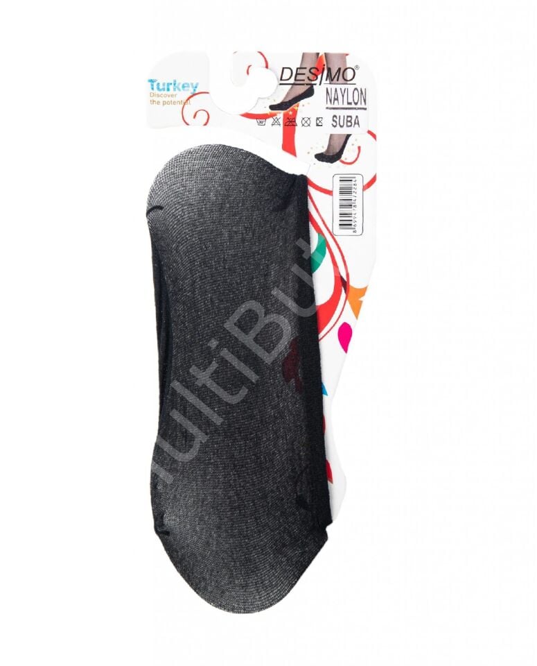 Desimo Siyah Naylon Suba Çorap – 6 Adet