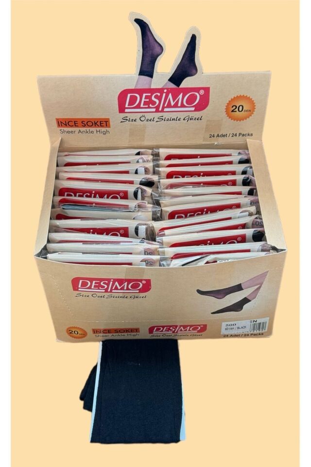 20 Denye Mat Soket 24’lü Kadın Çorabı