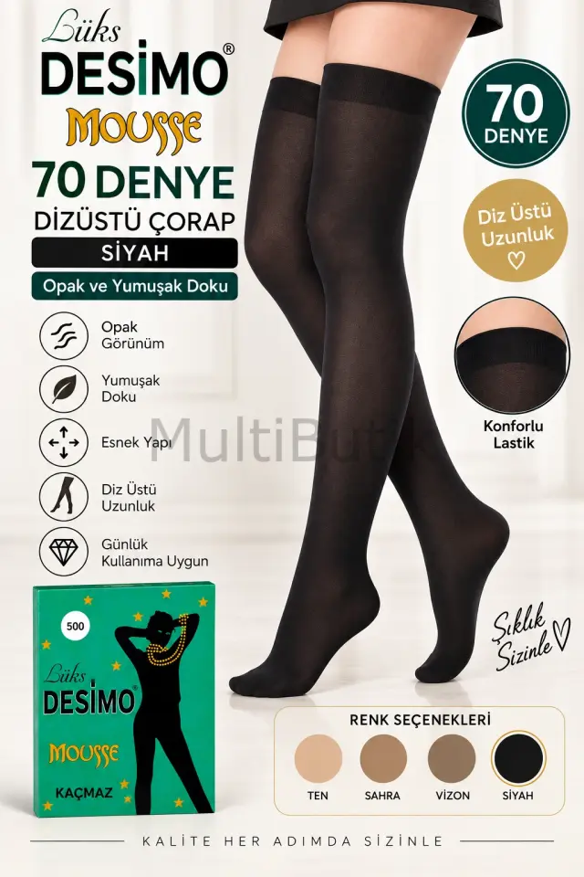 Desimo 70 Denye Dizüstü Çorap