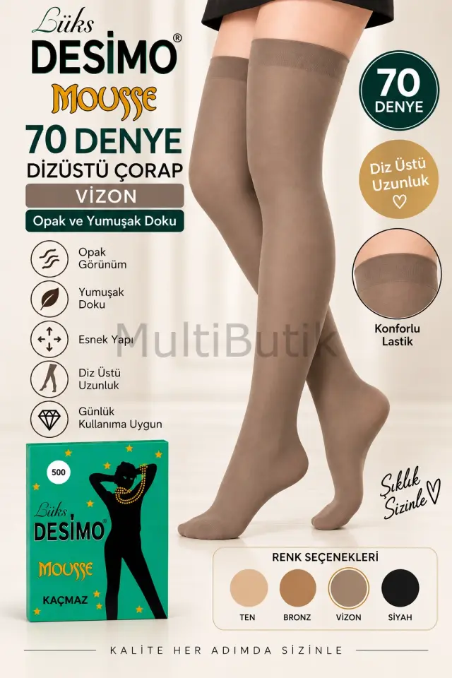 Desimo 70 Denye Dizüstü Çorap