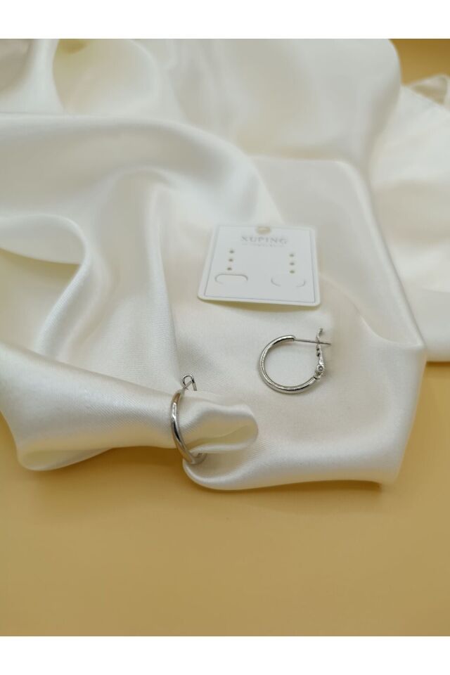 Oval Halka Model Xuping Küpe - İnce