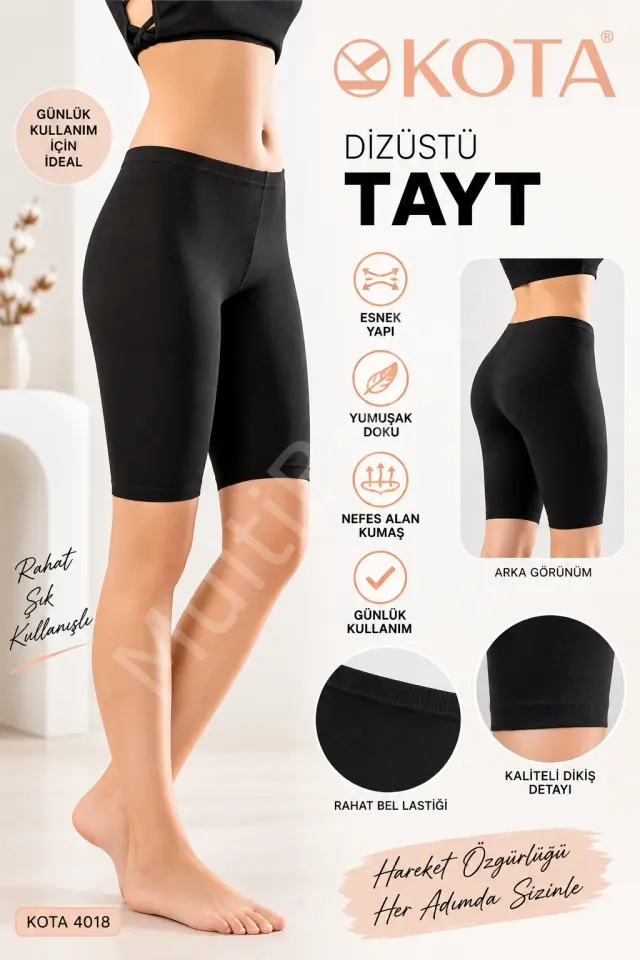 Kota 4018 Dizüstü Kadın Tayt – Siyah