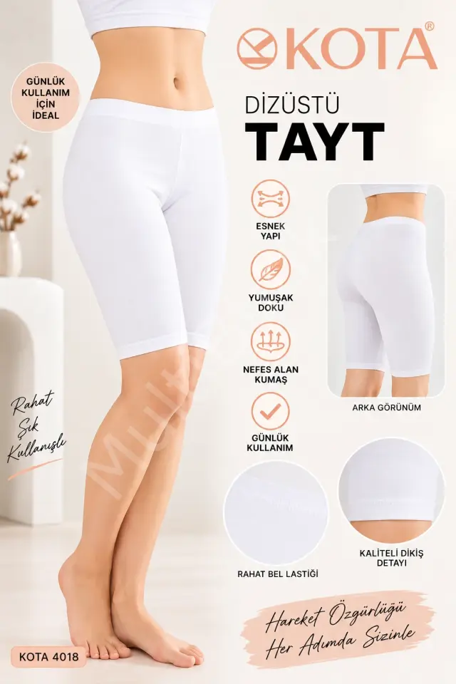 Kota 4018 Dizüstü Kadın Tayt – Beyaz